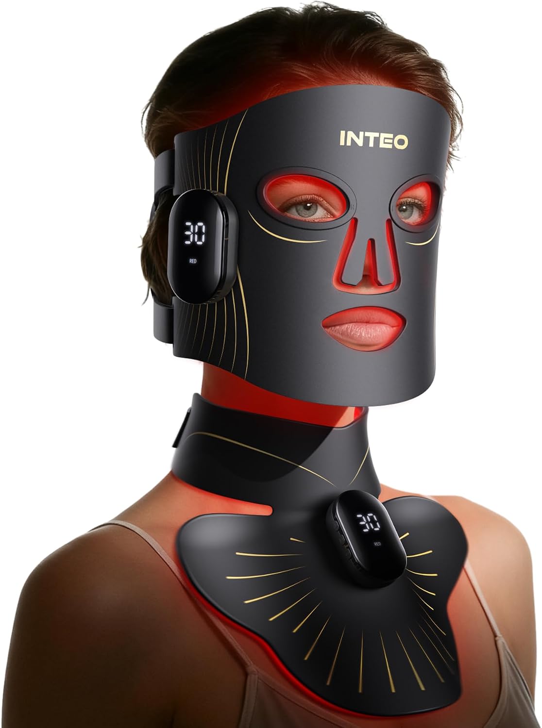 INTEO LED Light Mask for Face & Neck