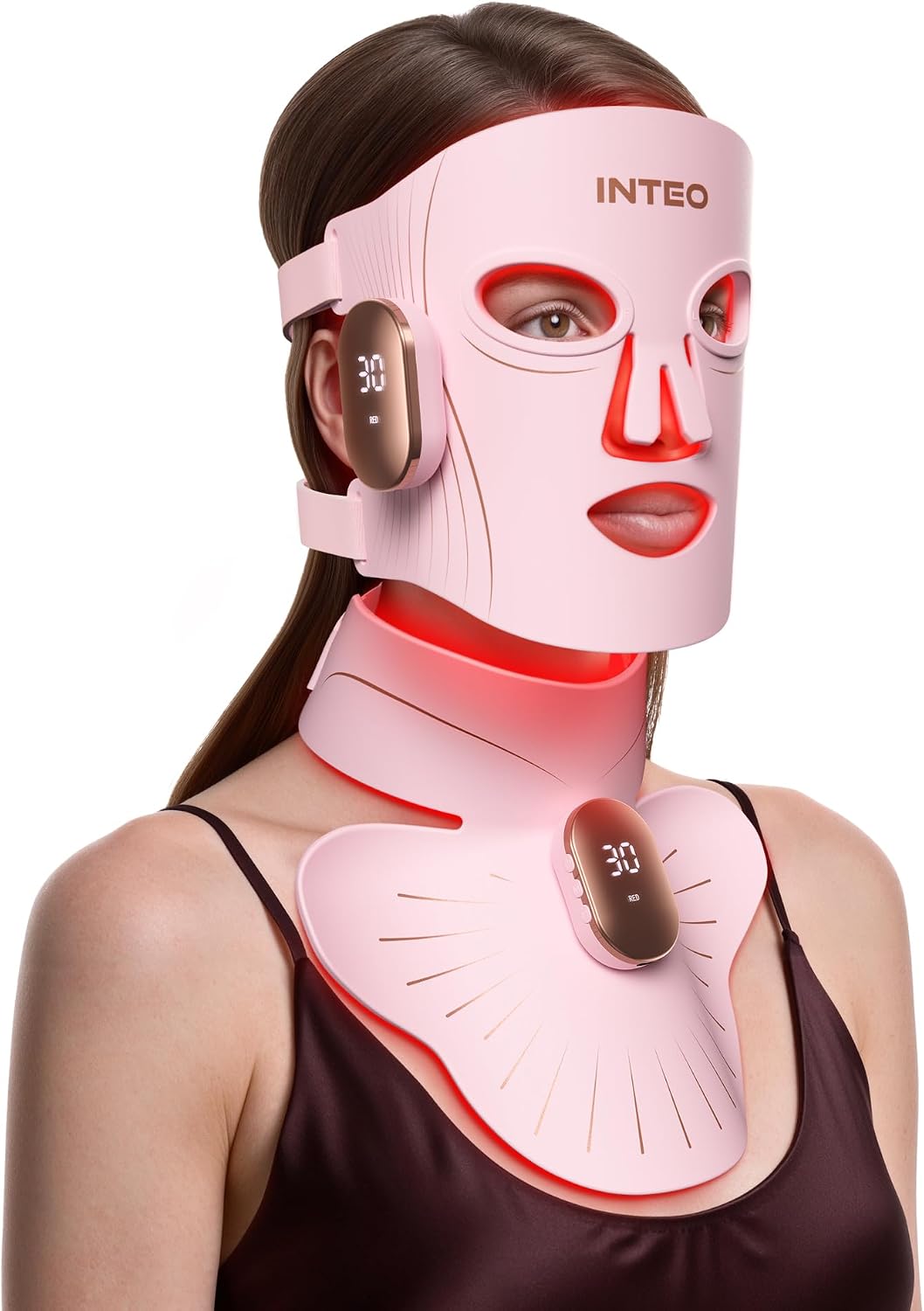 INTEO Red Light Therapy Mask (Pink)